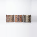 Turkish Rug Pillow Cover Set of 3 | 24'' x 24'' & 22'' x 24'' & 23'' x 23'' - front view