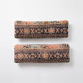 Turkish Rug Bedding Pillow Cover Set of 2 | 11'' x 35'' & 12'' x 36'' - front view