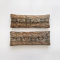 Turkish Rug Bedding Pillow Cover Set of 2 | 12'' x 36'' & 12'' x 35'' - front view