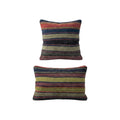 Turkish Kilim Pillow Cover Set of 2 | 16'' x 20'' & 16'' x 24'' - front view