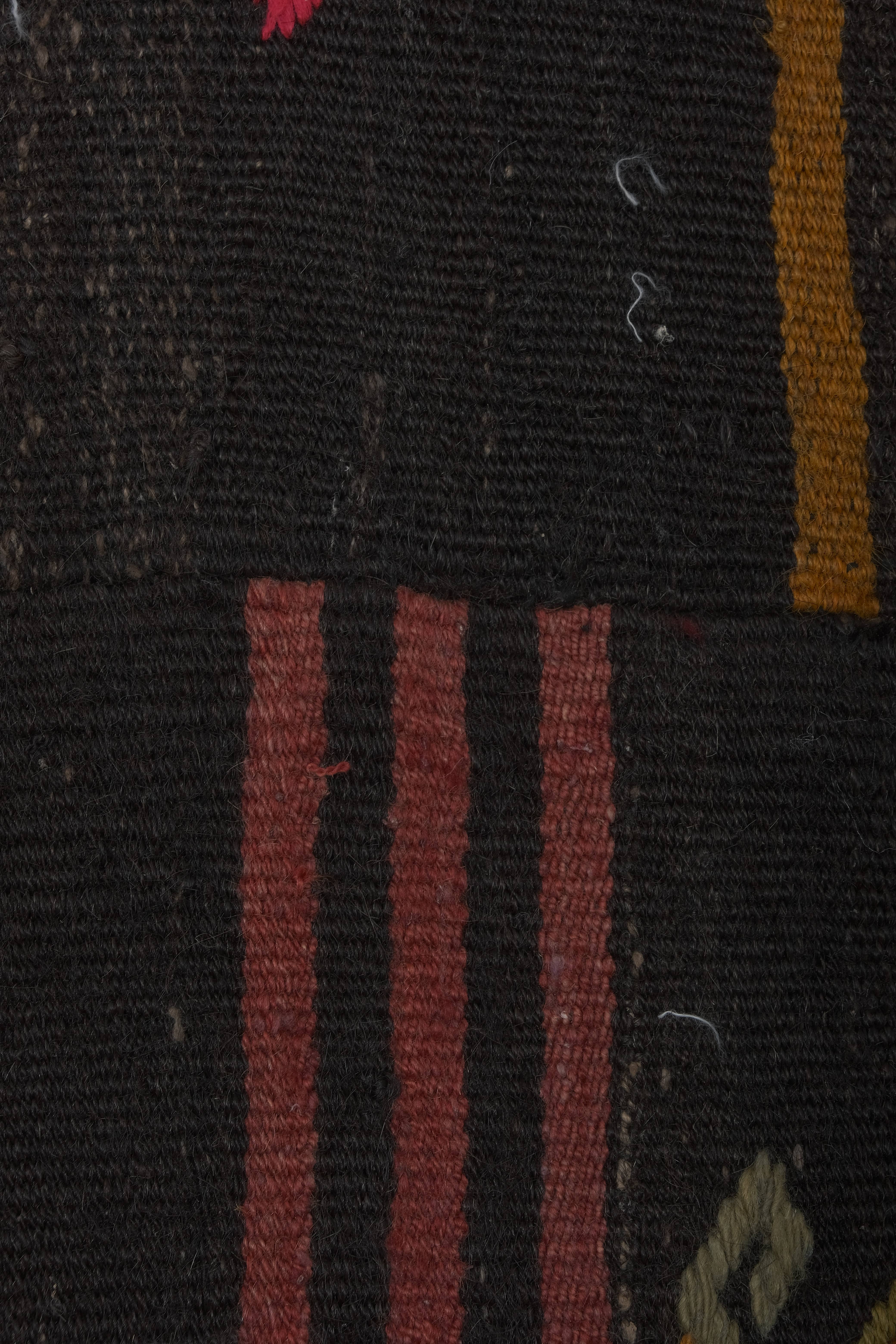 Vintage Turkish Kilim Rug 7'7'' x 9'2''