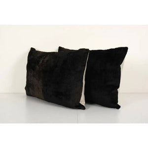 Silk Ikat Velvet Pillow Cover Set of 2 | 16'' x 24''