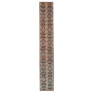 Vintage Turkish Runner Rug 1'7'' x 9'7''