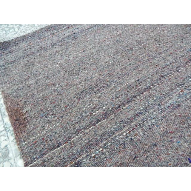 Vintage Turkish Kilim Rug 4'11'' x 5'1''