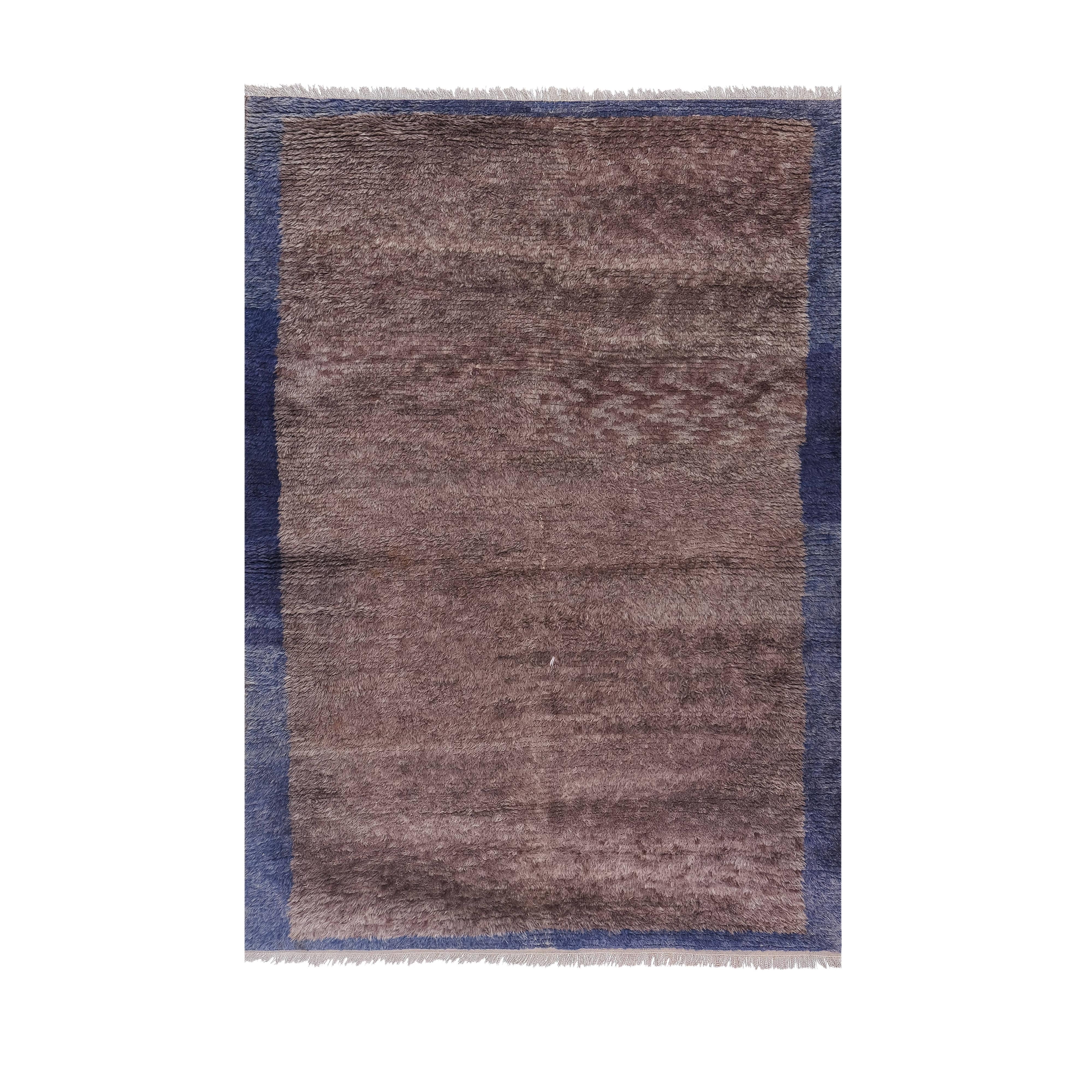 Vintage Turkish Tulu Rug 4'3'' x 6'1''
