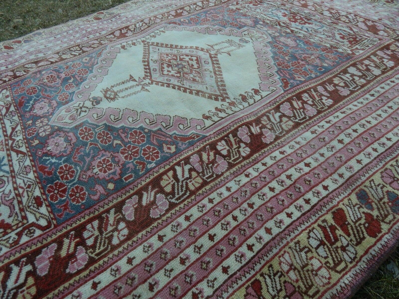 Vintage Turkish Kars Rug 4'5'' x 6'