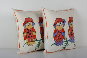 Suzani Pillow Cover Set of 2 | 17'' x 19''