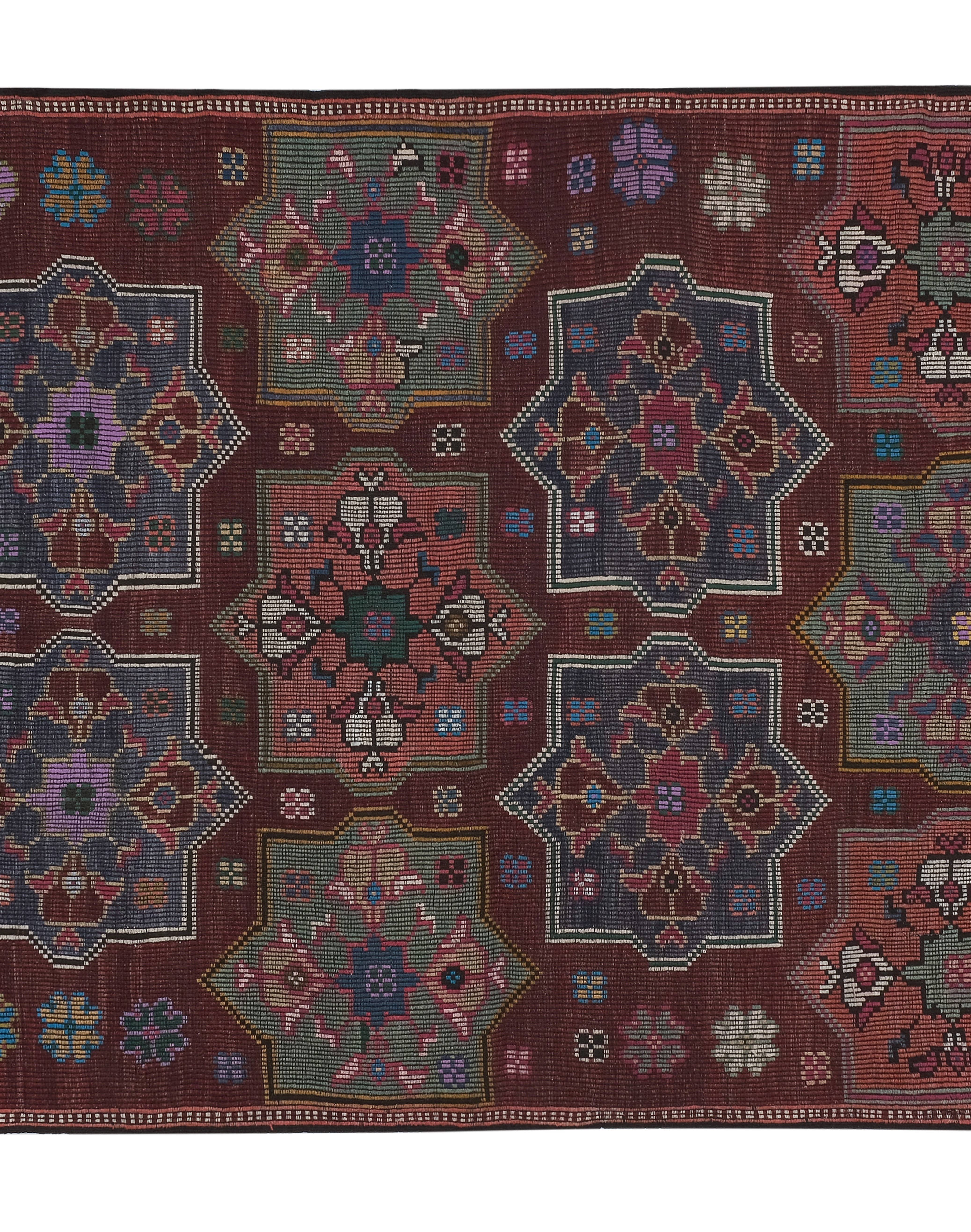 Vintage Turkish Kilim Rug 6'9'' x 9'6''