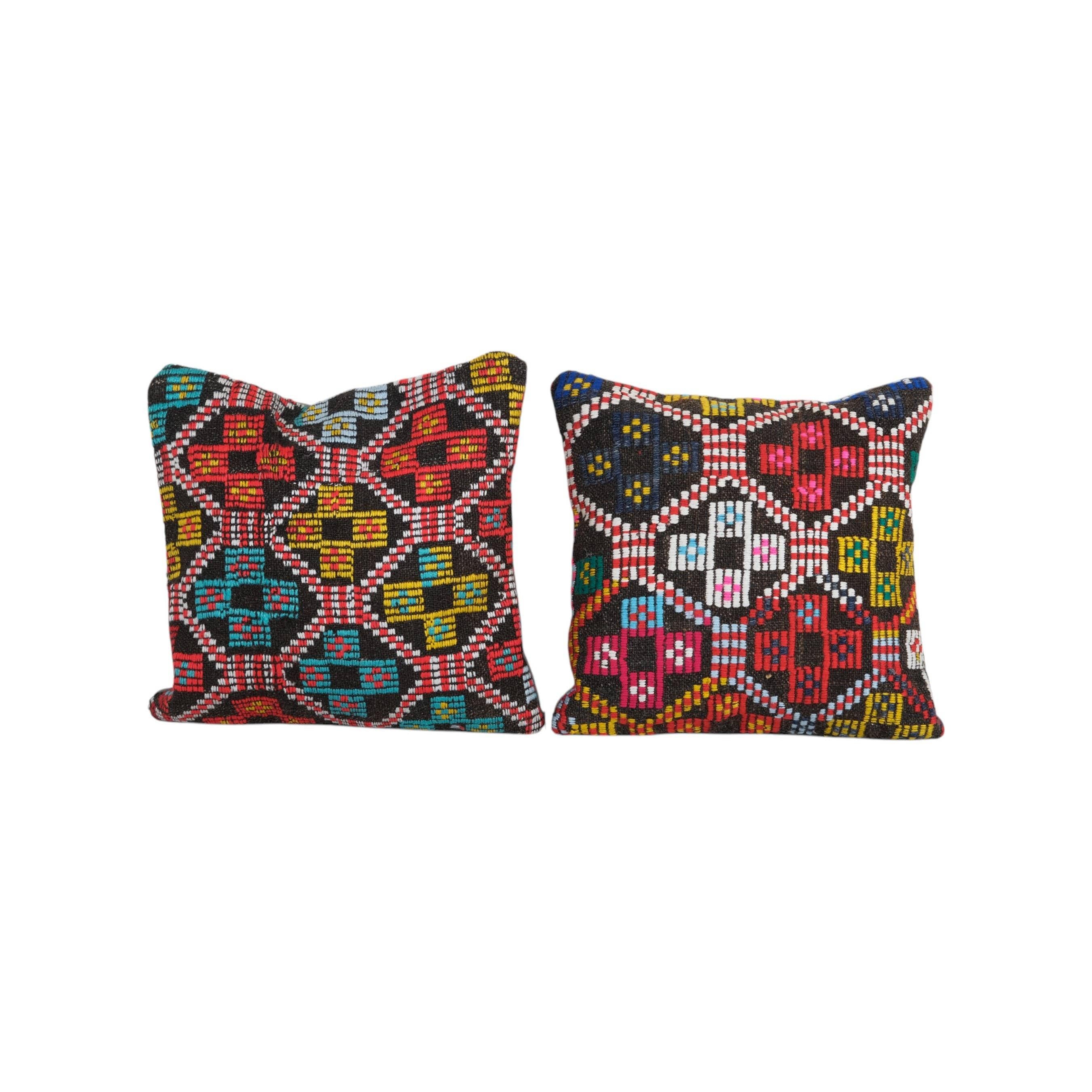 Kilim Pillow Cover Set of 2 | 16'' x 16''