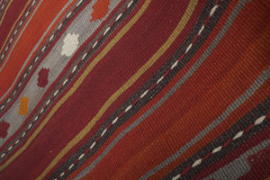 Vintage Turkish Kilim Runner 2'5'' x 22'6''