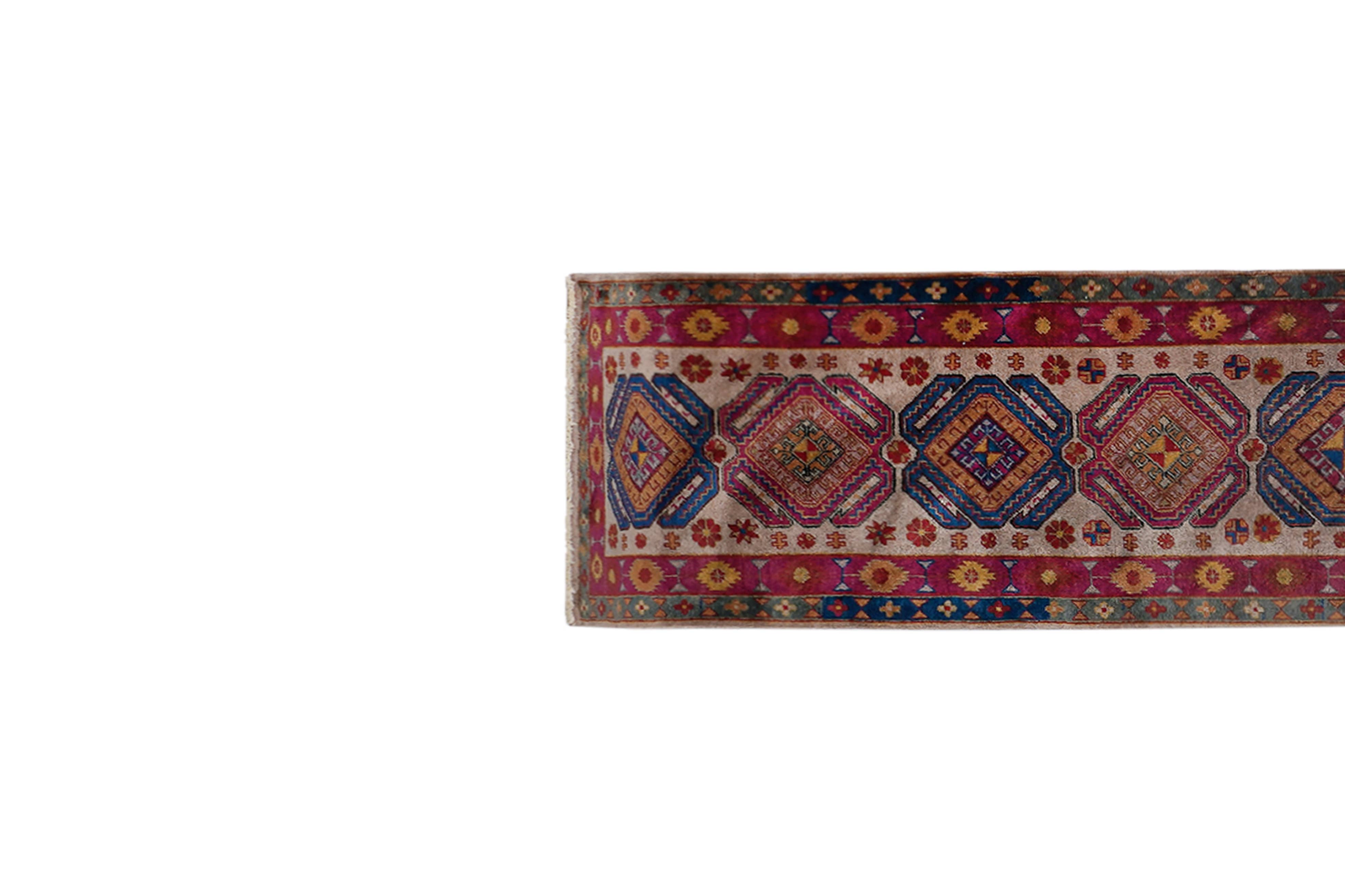 Vintage Caucasian Runner 2'3'' x 10'9''