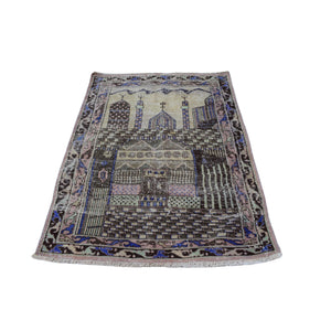 Vintage Turkish Rug 42'' x 59''