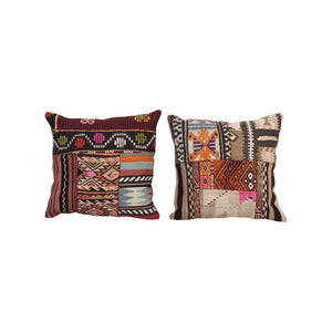 Kilim Pillow Cover Set of 2 | 19'' x 19''