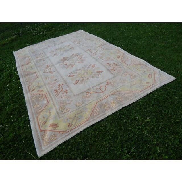 Vintage Oushak Rug 6'5'' x 9'5''