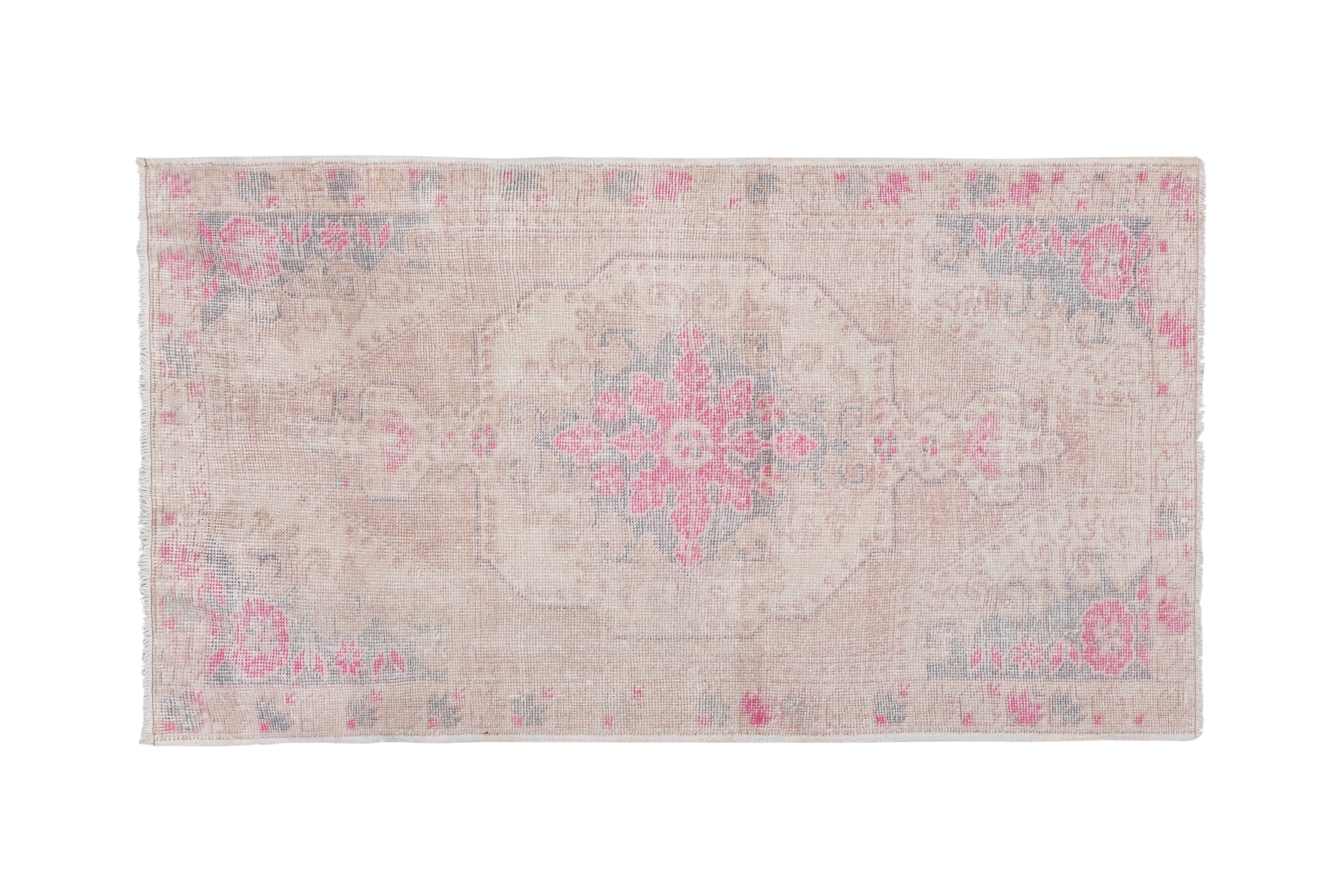 Vintage Turkish Rug 4'3'' x 7'3''