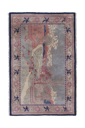 Vintage Turkish Rug 3'6'' x 5'5''