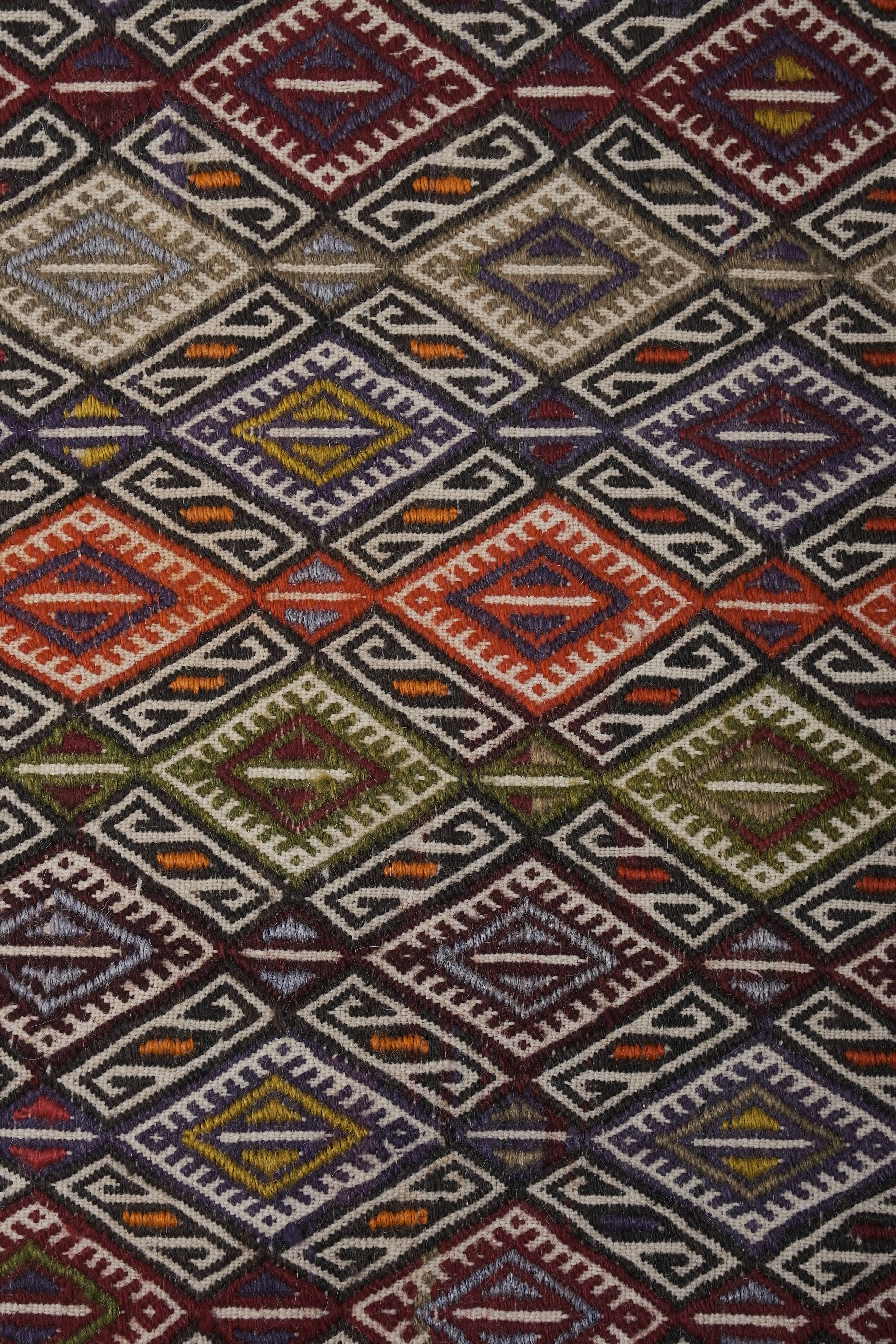 Vintage Turkish Kilim Rug 5'1'' x 11'9''