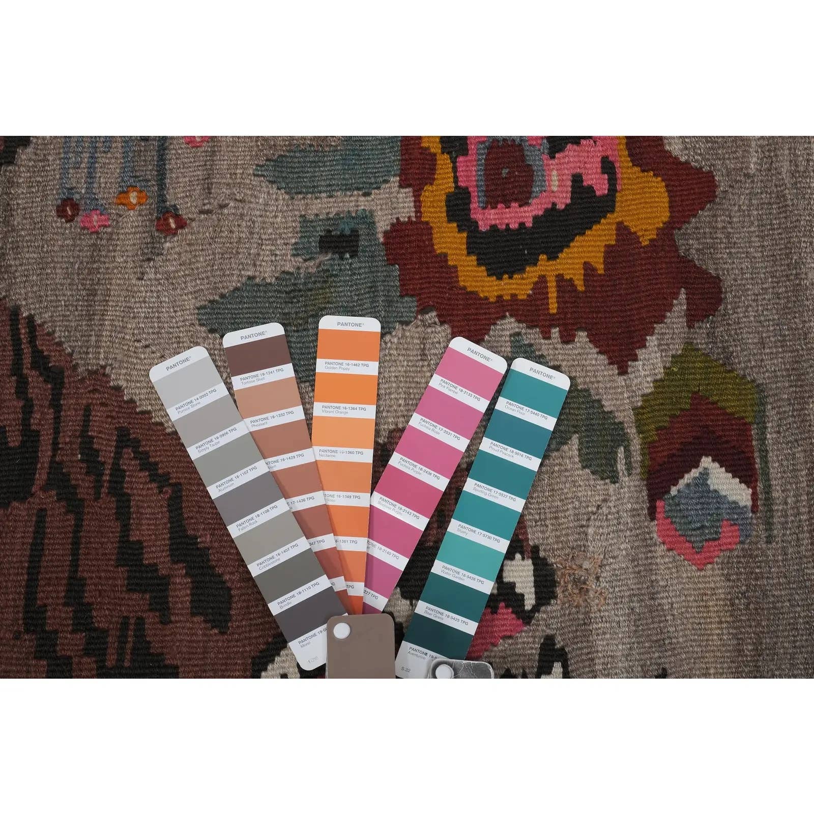 Vintage Turkish Kilim Runner 1'8'' x 12'3''