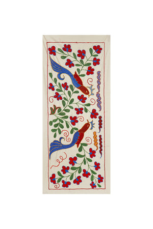 Bird Suzani Table Runner | 17'' x 38''