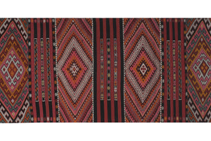 Vintage Turkish Kilim Runner 4'8'' x 14'7''