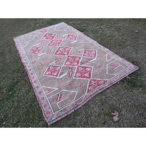 Vintage Oushak Rug 5'1'' x 8'