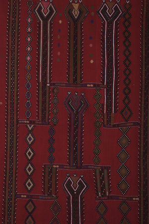 Vintage Turkish Kilim Rug 4'9'' x 7'7''