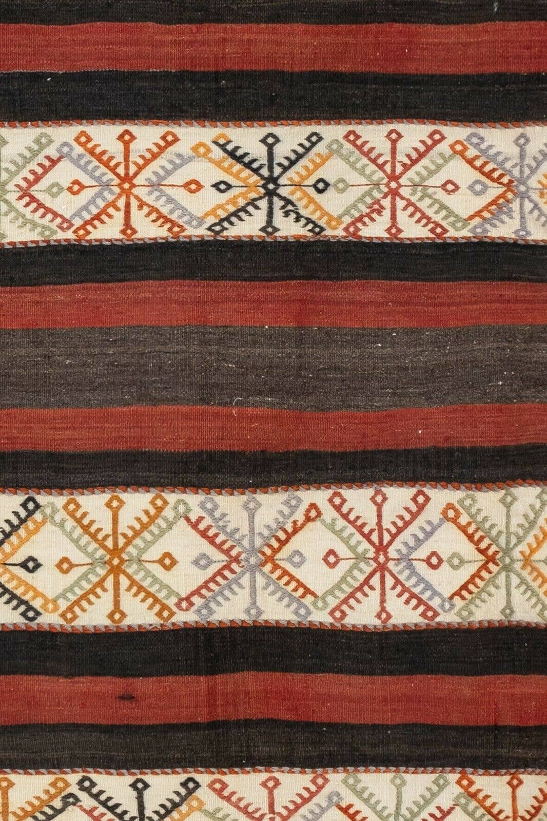 Vintage Turkish Kilim Runner 2'1'' x 7'4''