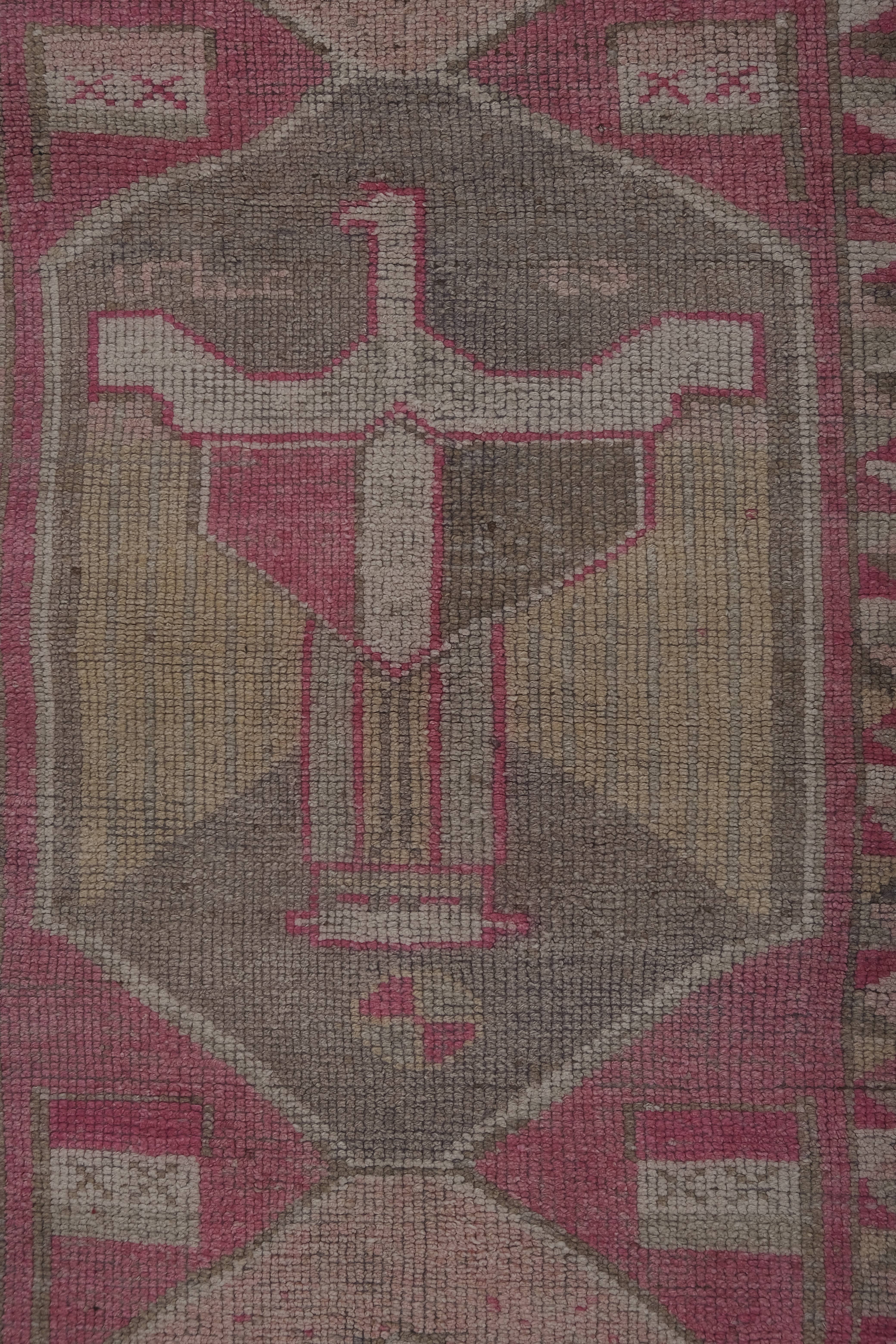 Vintage Turkish Runner Rug 3'5'' x 11'6''