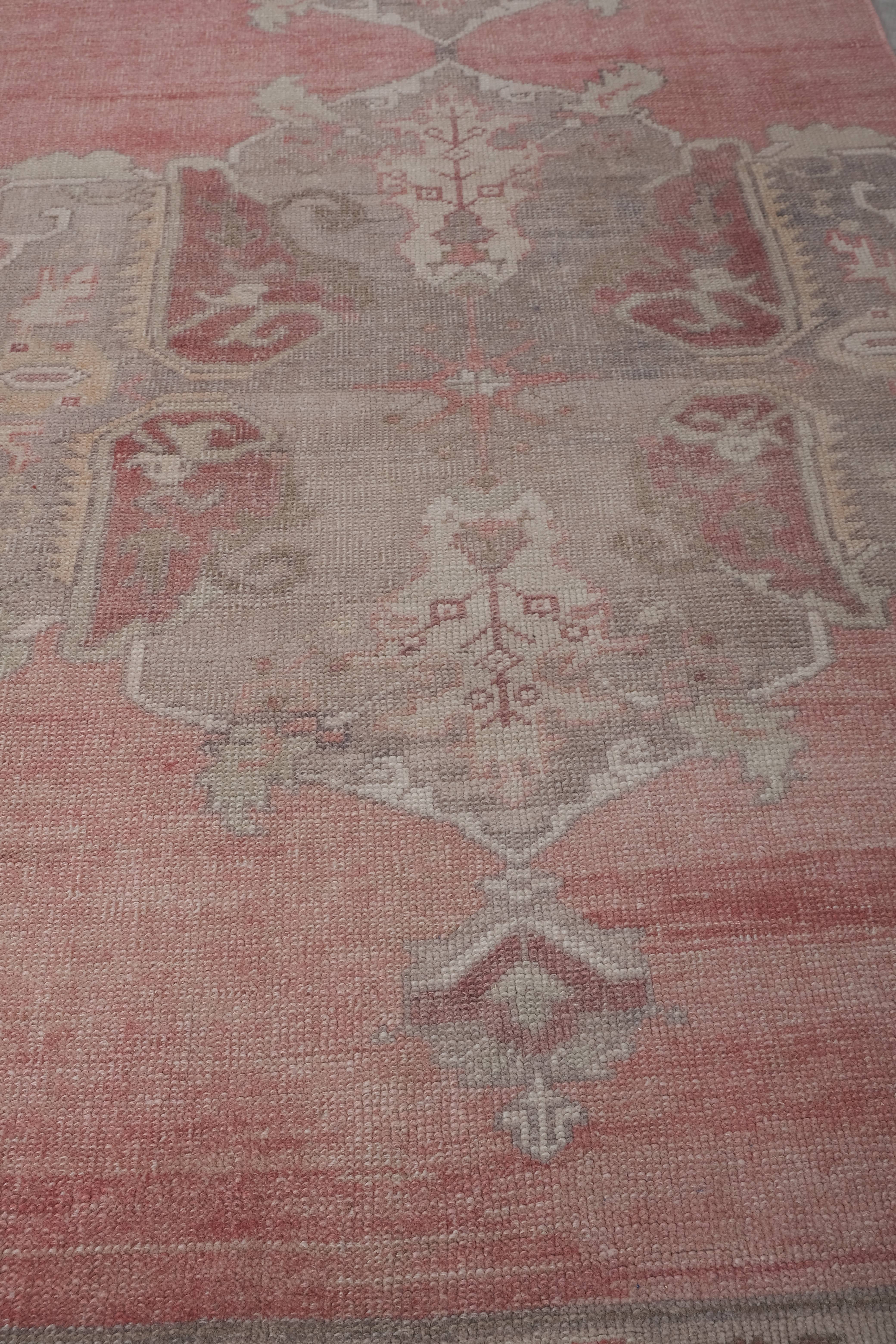 Vintage Oushak Runner 3'3'' x 23'7''
