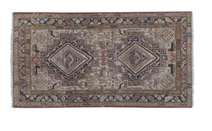 Vintage Turkish Soumac Kilim Rug 3'8'' x 6'8''