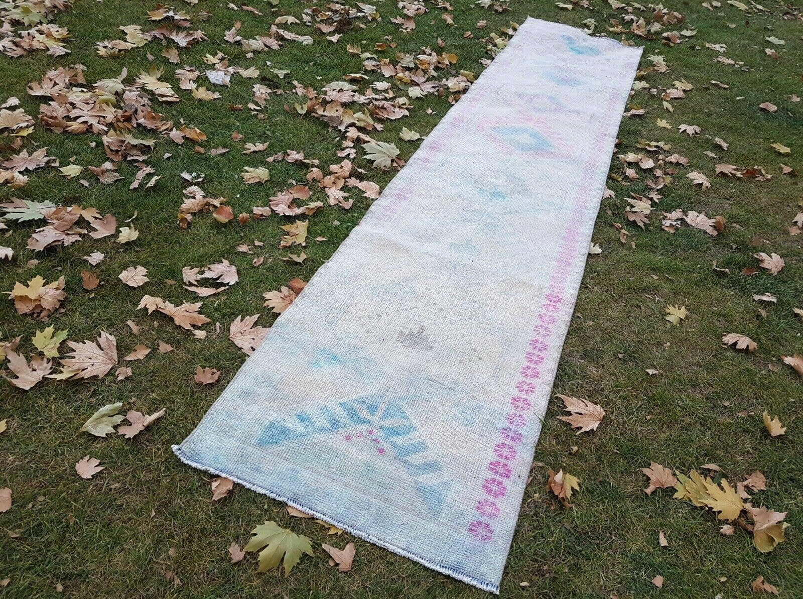 Vintage Herki Runner Rug 2'7'' x 13'1''
