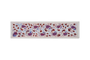Hand-Embroidered Suzani Wall Hanging & Bedspread 1'8'' x 6'1''