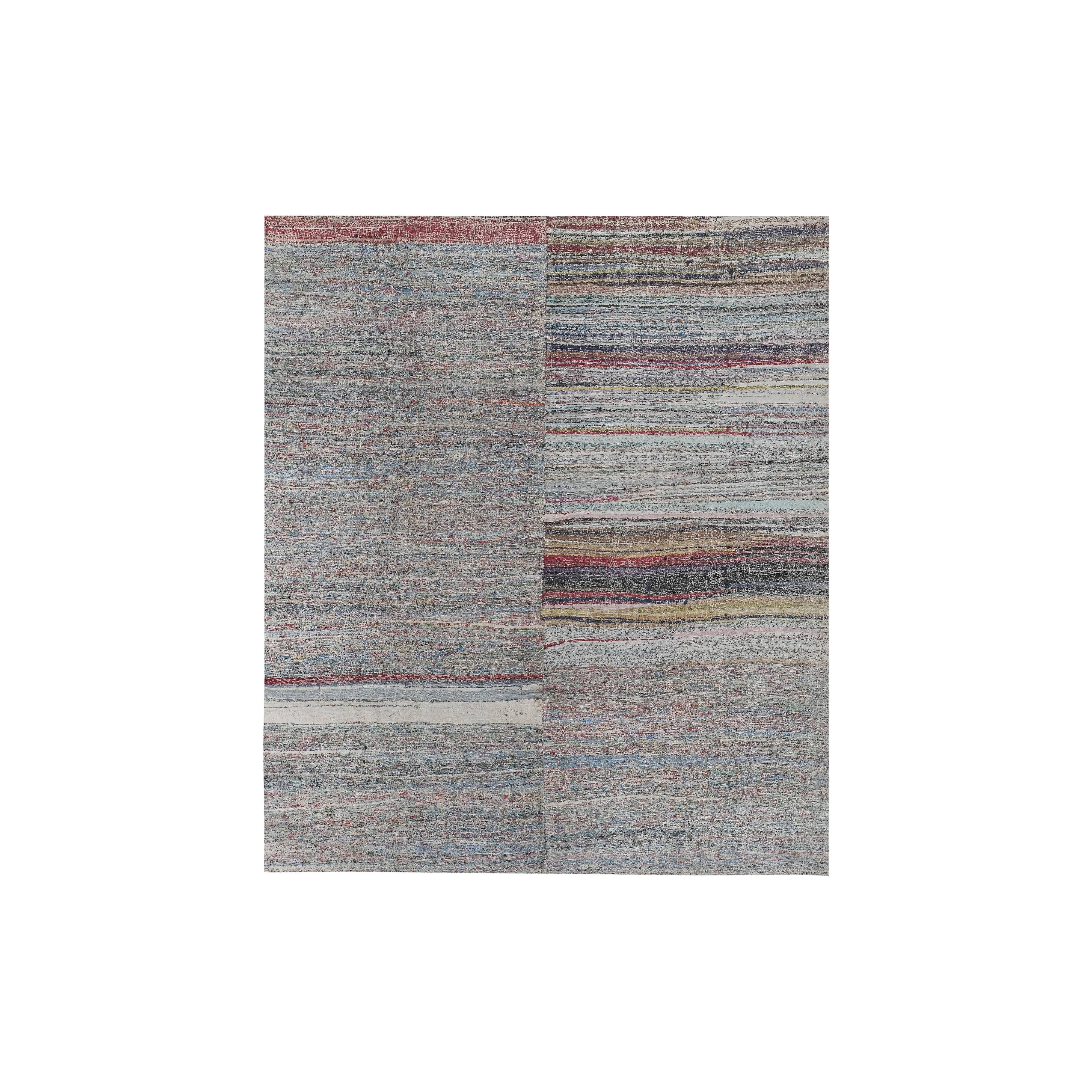 Vintage Turkish Kilim Rug 9'2'' x 10'4''