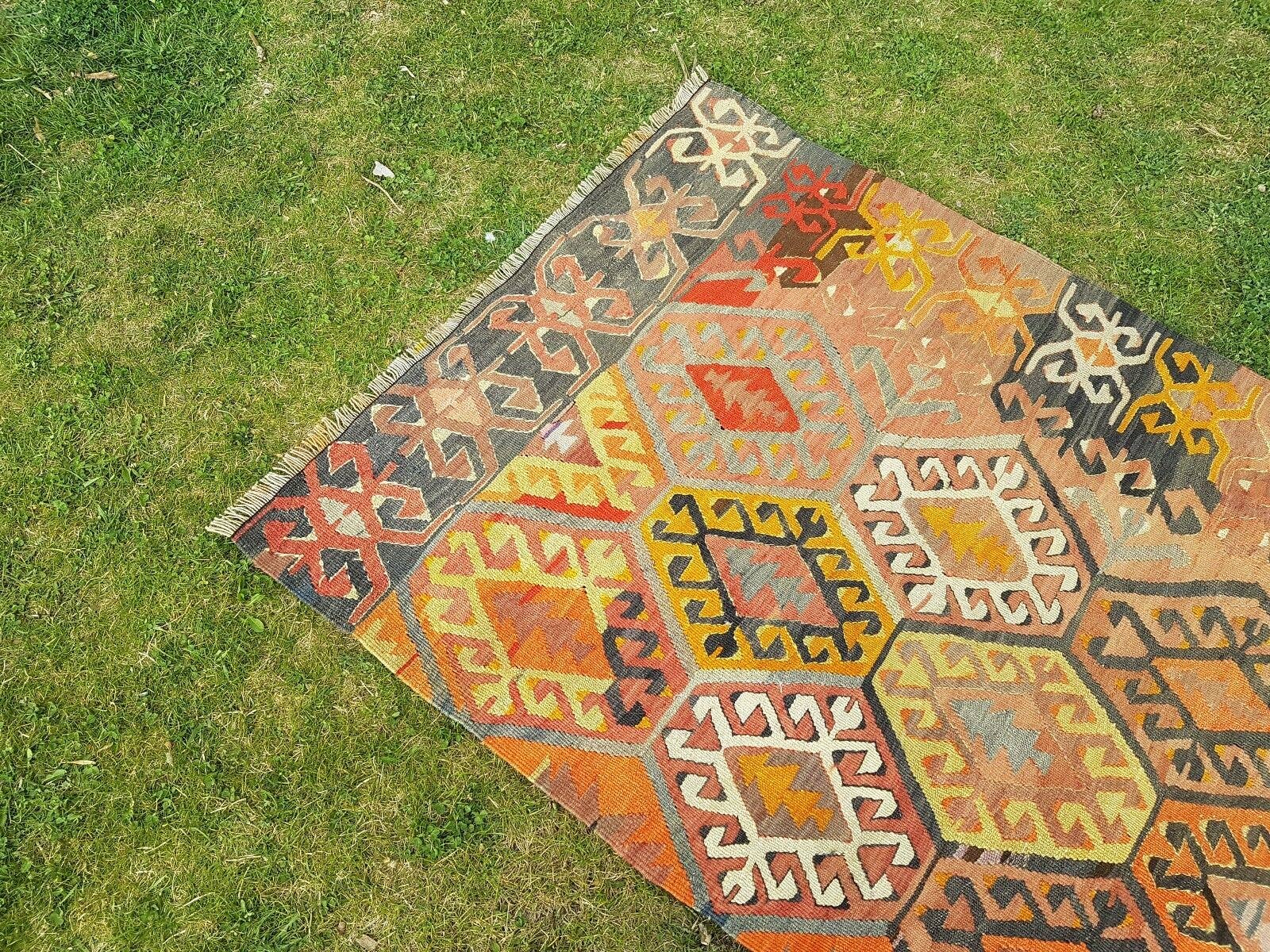 Vintage Turkish Rug 3' x 8'11''