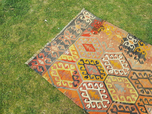 Vintage Turkish Rug 3' x 8'11''