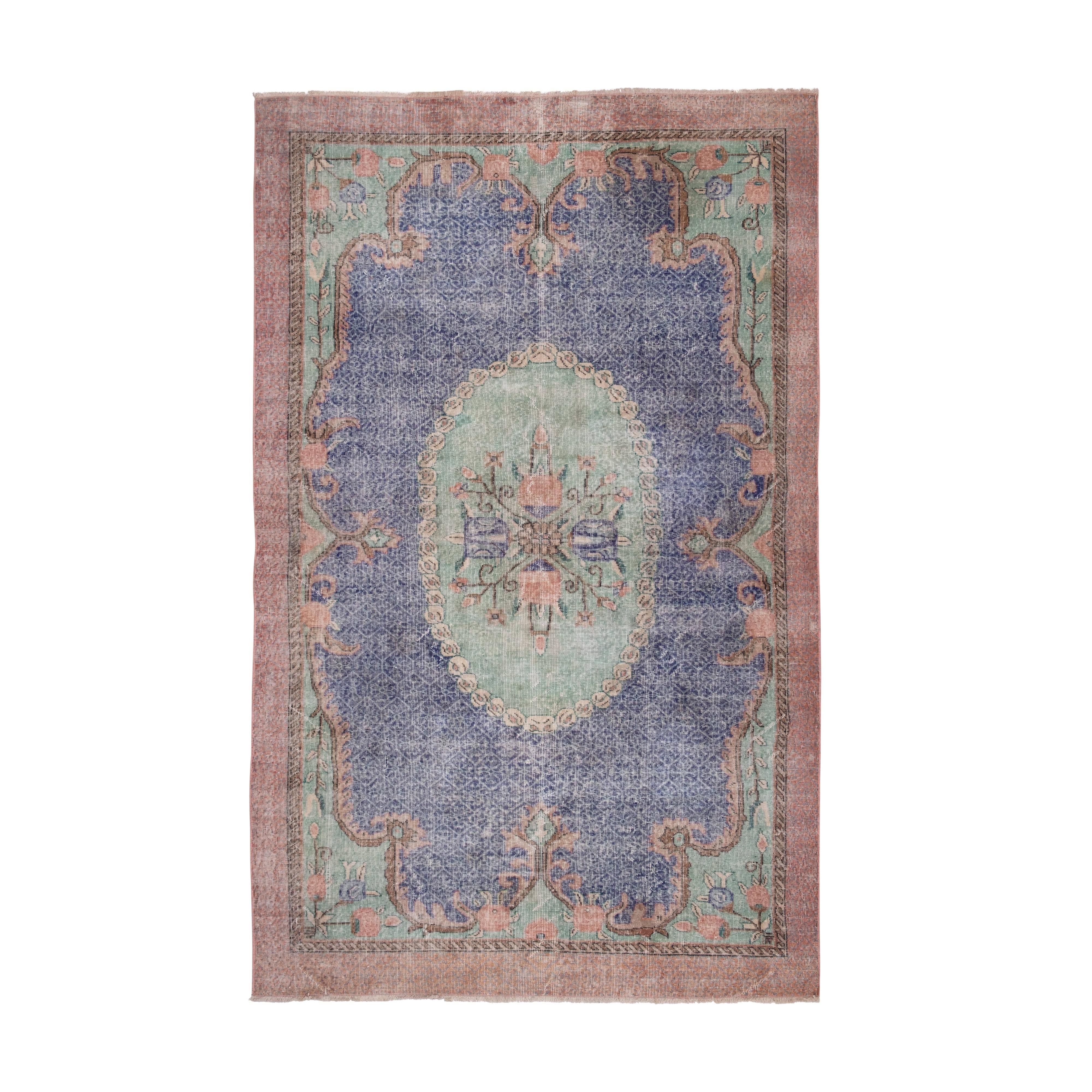 Vintage Oushak Rug 6'4'' x 10'
