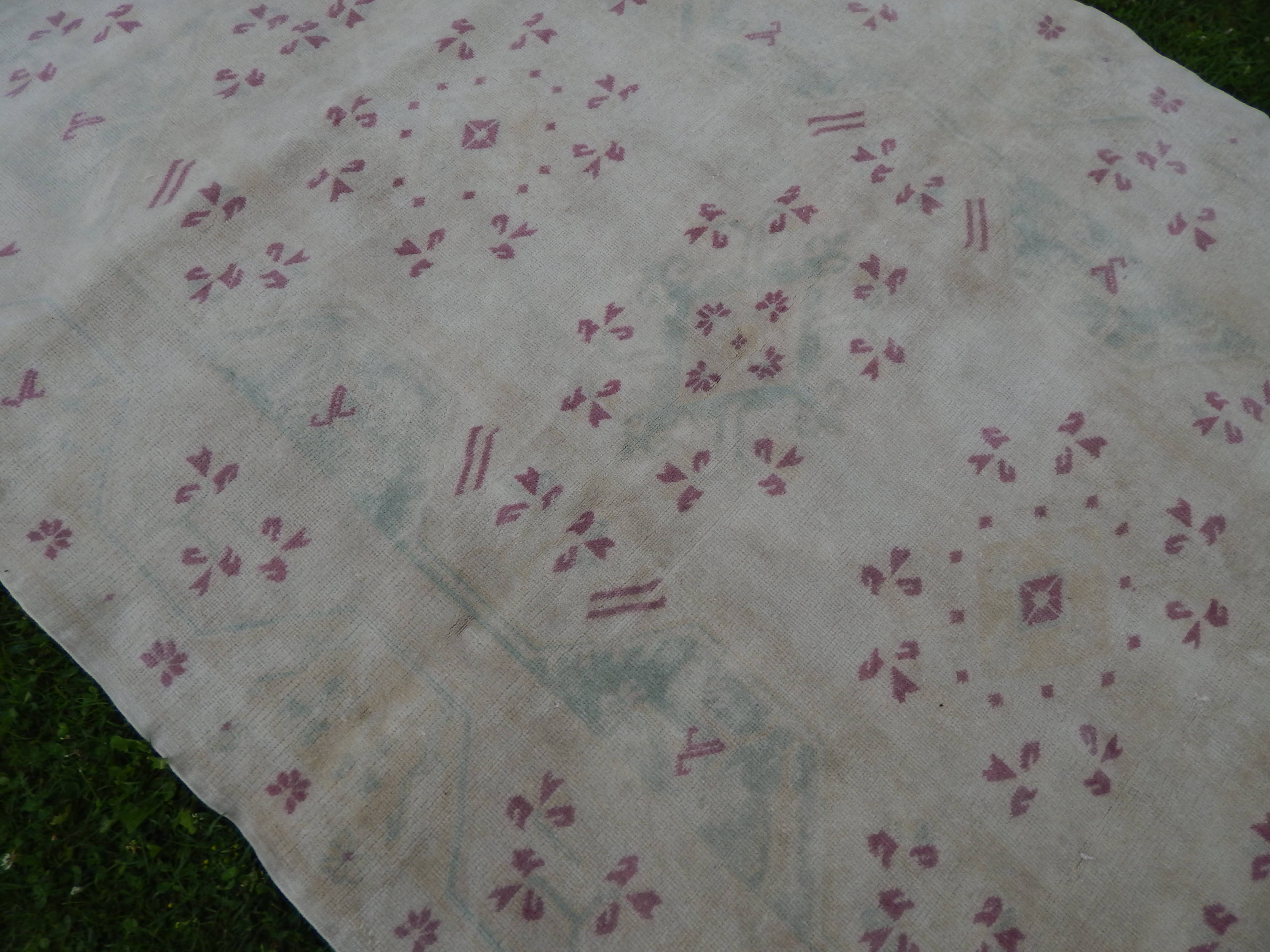 Vintage Oushak Rug 5'1'' x 7'10''