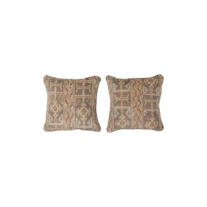 Rug Pillow Cover Set of 2 | 18'' x 18''