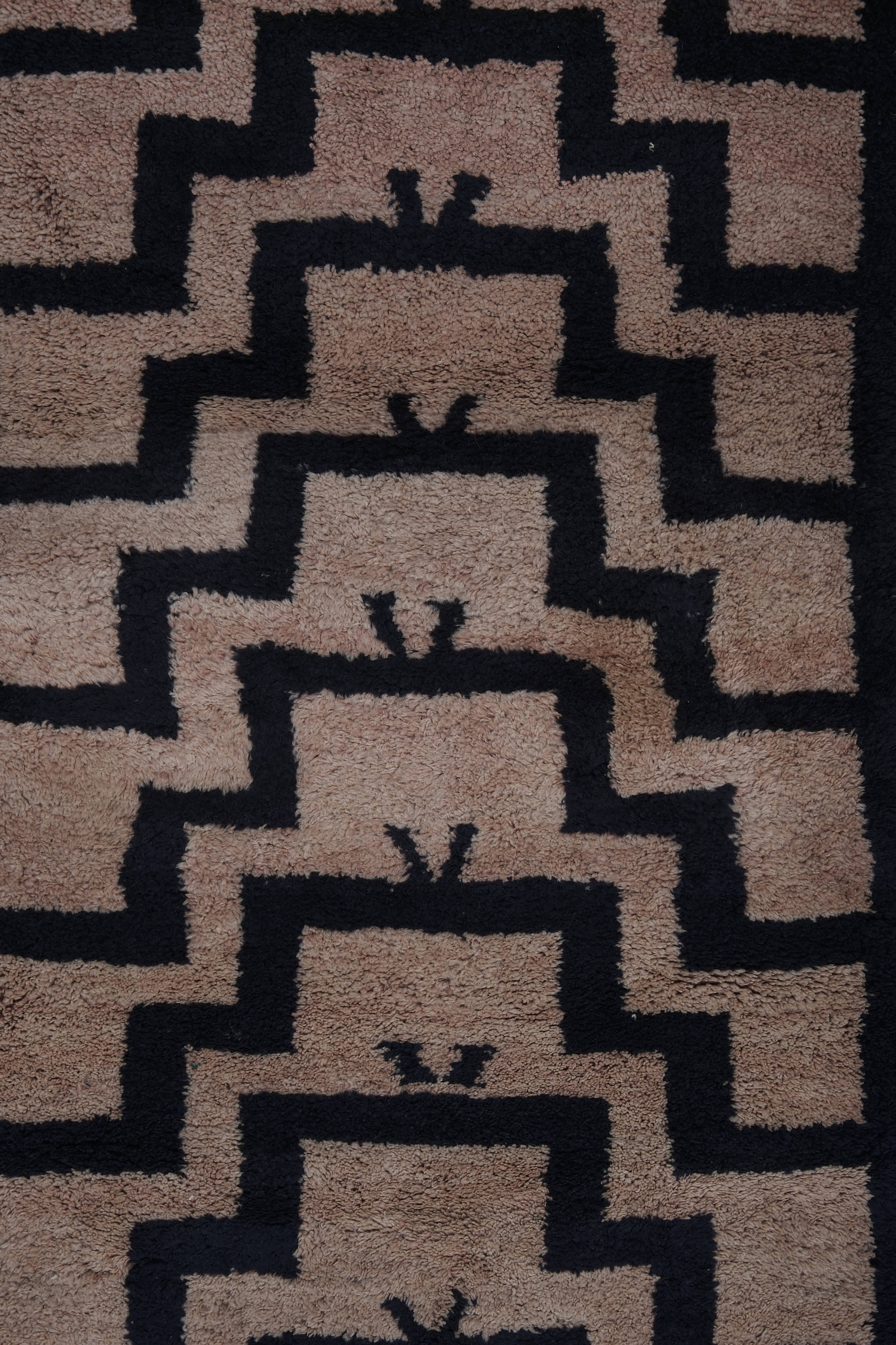 Vintage Turkish Tulu Rug 3'1'' x 6'2''