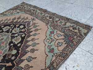 Vintage Oushak Runner 3'6'' x 12'7''