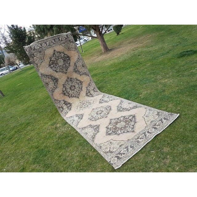 Vintage Oushak Runner 3'11'' x 13'
