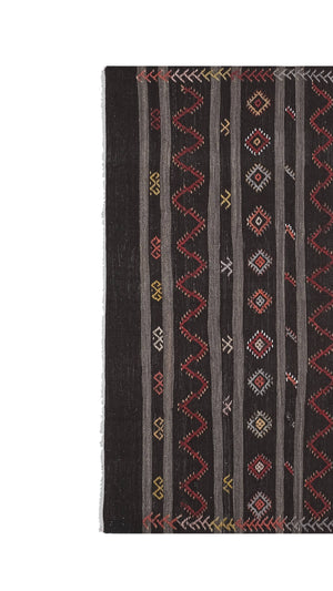 Vintage Turkish Kilim Rug 7'5'' x 10'8''
