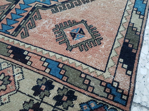 Vintage Turkish Anatolian Runner 3'3'' x 12'9''