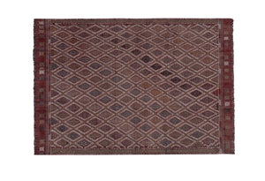 Vintage Turkish Jajim Rug 4'8'' x 7'1''