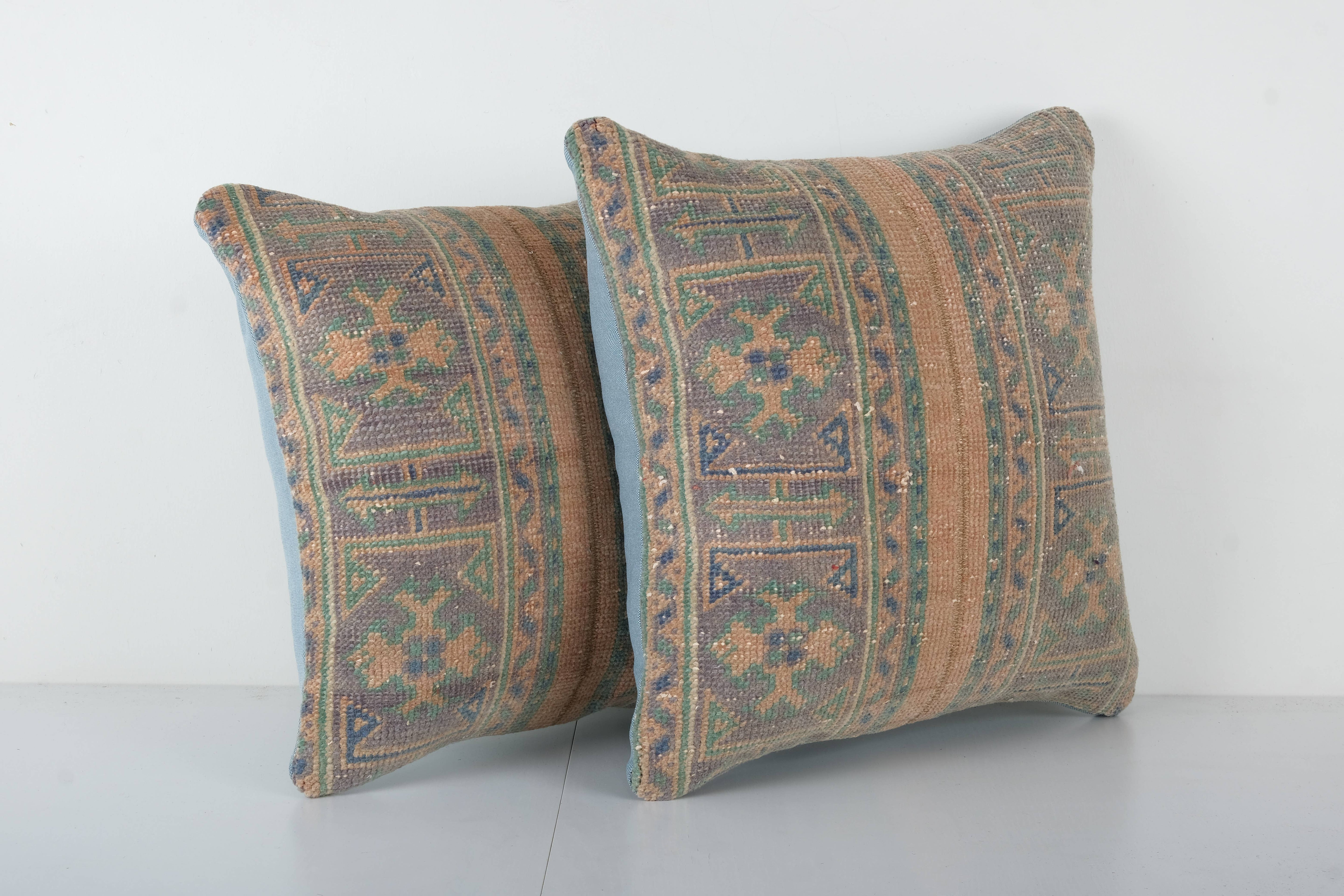 Rug Pillow Cover Set of 2 | 18'' x 18''
