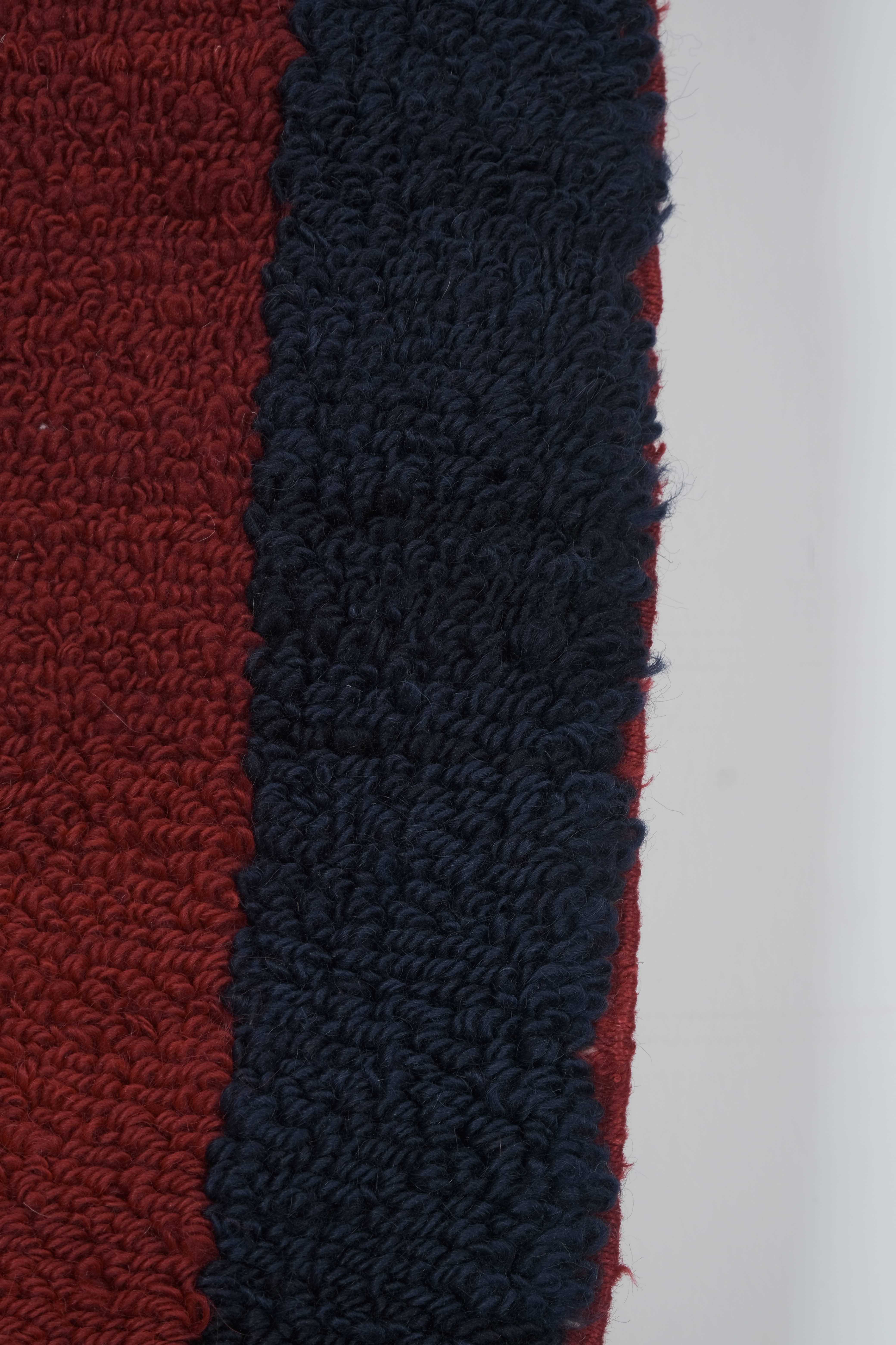 Vintage Turkish Shaggy Rug 3'5'' x 5'7''