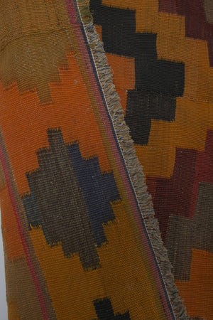 Vintage Turkish Kilim Rug 6'5'' x 10'6''