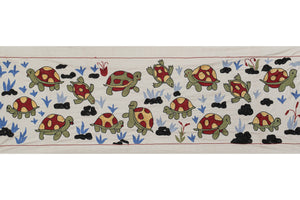 Tortoise Suzani Table Runner | 20'' x 58''
