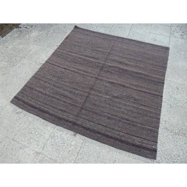 Vintage Turkish Kilim Rug 4'11'' x 5'1''