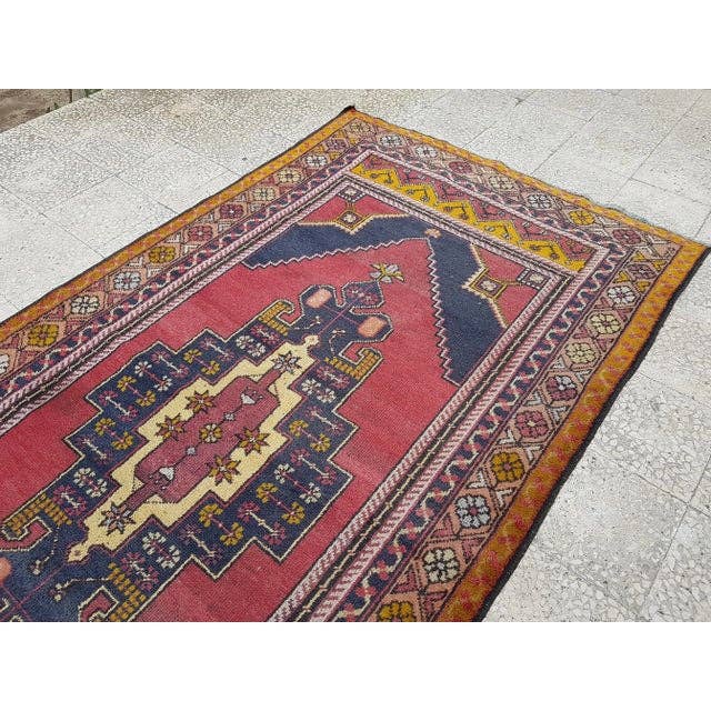 Vintage Turkish Rug 4'11'' x 9'7''